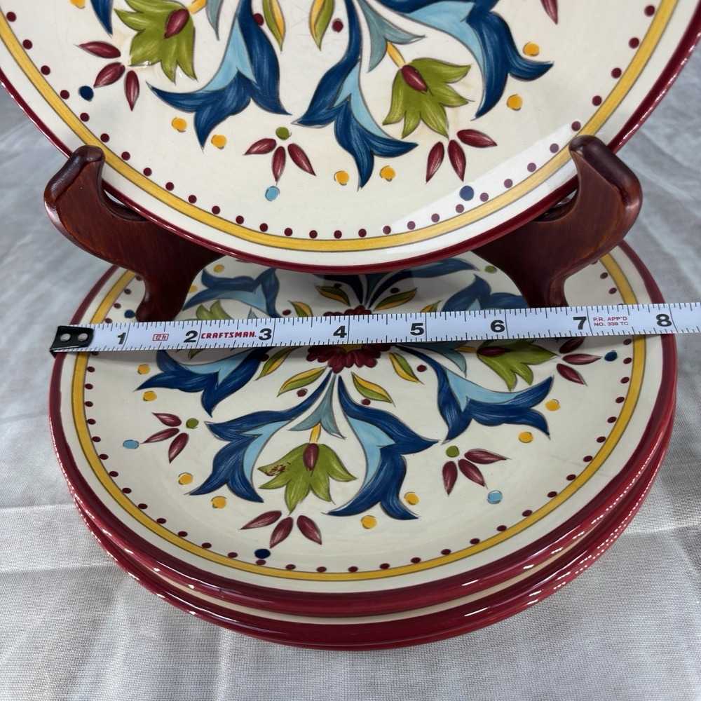 Bobby Flay 8" salad plate Sevilla Mediterranean inspired Discontinued